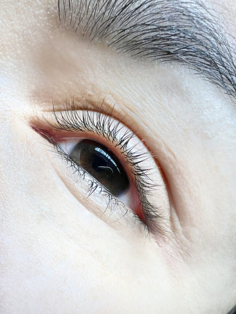Lash Lamination with Tinting – Natural Lift Result additional result view 1